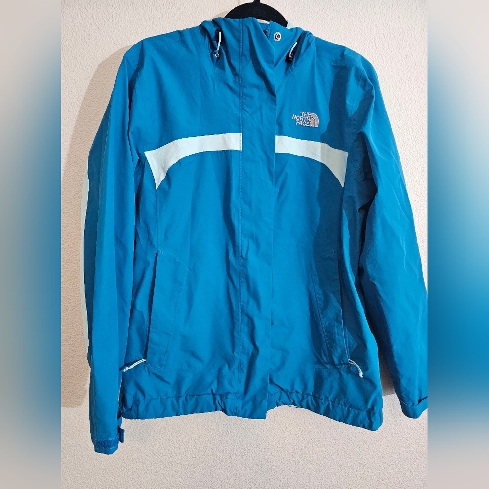 The North Face HyVent Jacket with Removable Inner Fleece Medium Blue - Picture 2 of 10